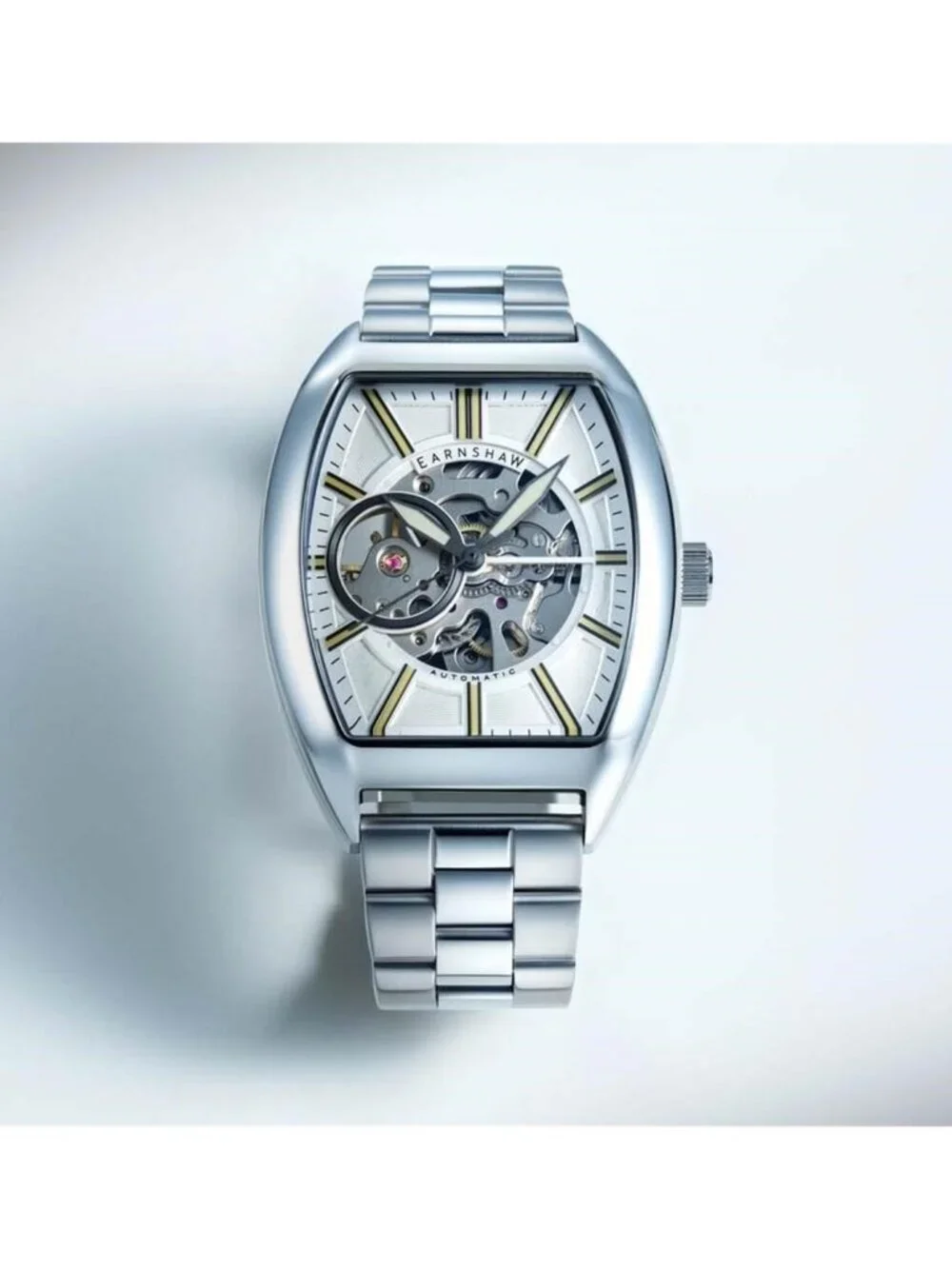 NWT Thomas Earnshaw Beauchamp Automatic Silver Dial Men's Watch